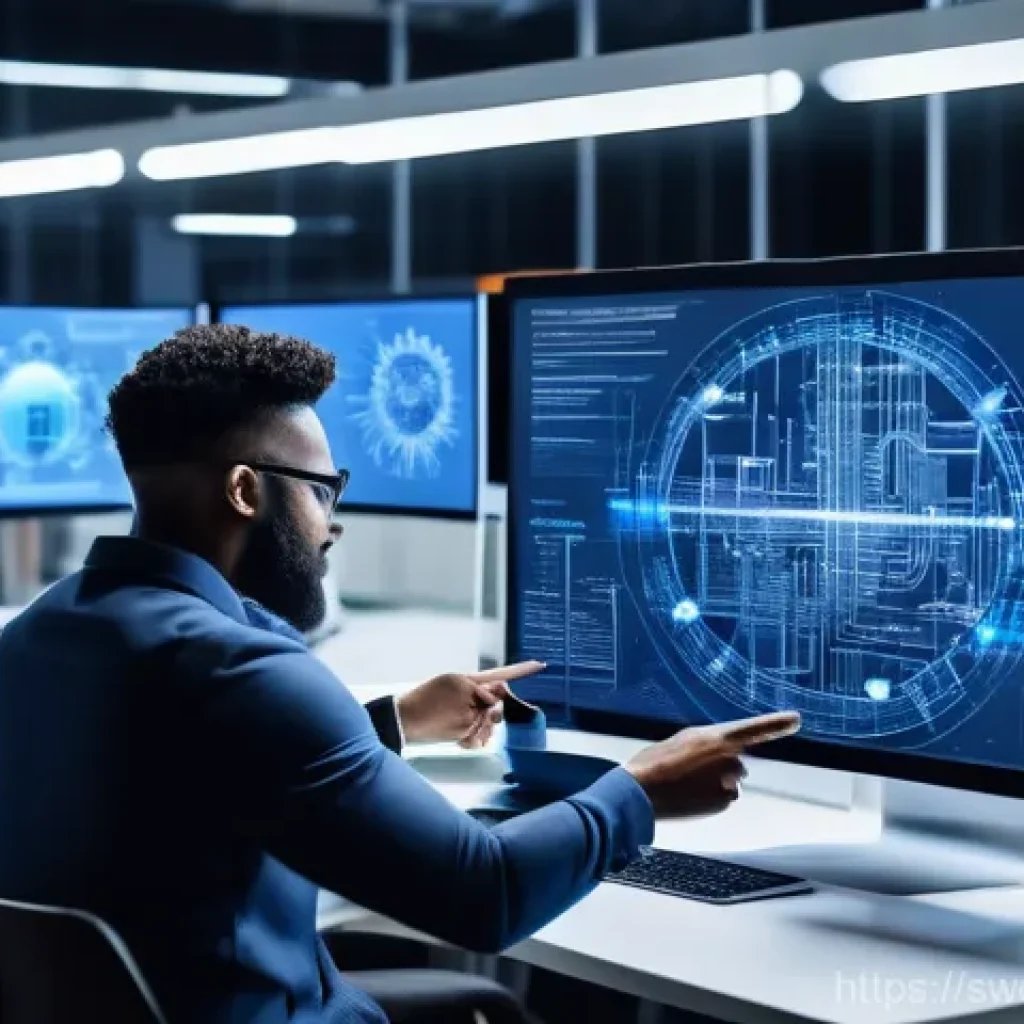 설계 패턴을 통한 팀 내 기술 공유 - A diverse team of developers, men and women of various ethnicities, collaborating intensely around a...