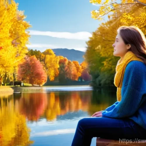 어댑터 패턴으로 시스템 통합하기 - **Prompt 1: Serene Autumn Park Scene**
    A young woman, around 20 years old, with long, wavy brown...