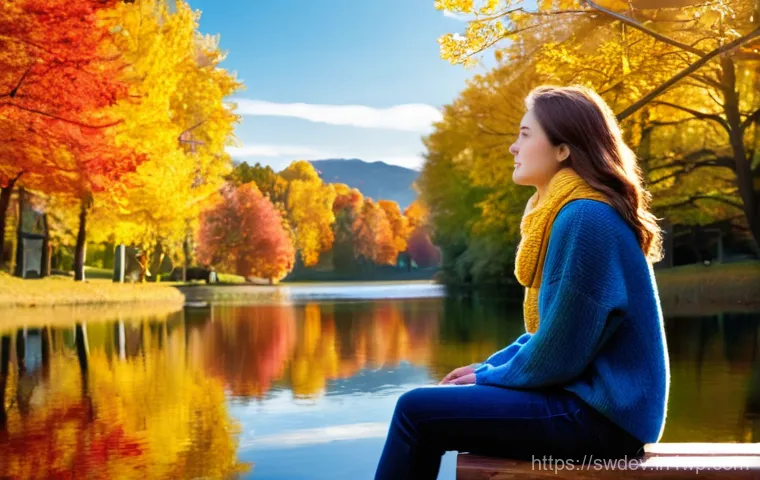 어댑터 패턴으로 시스템 통합하기 - **Prompt 1: Serene Autumn Park Scene**
    A young woman, around 20 years old, with long, wavy brown...