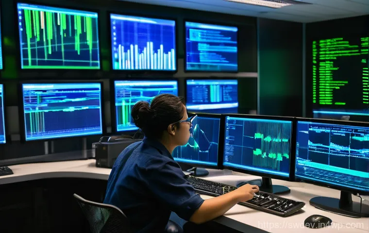 소프트웨어 설계 패턴을 활용한 성능 테스트 - **Prompt:** A visionary software architect, wearing a sharp, dark suit, stands in front of a massive...